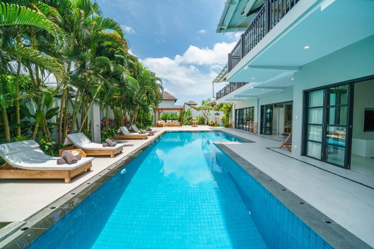 Villa Okenada - Modern 5-Bedroom Pool Villa In Berawa! Canggu Exteriör bild