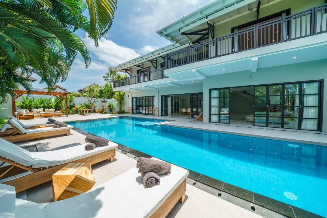 Villa Okenada - Modern 5-Bedroom Pool Villa In Berawa! Canggu Exteriör bild